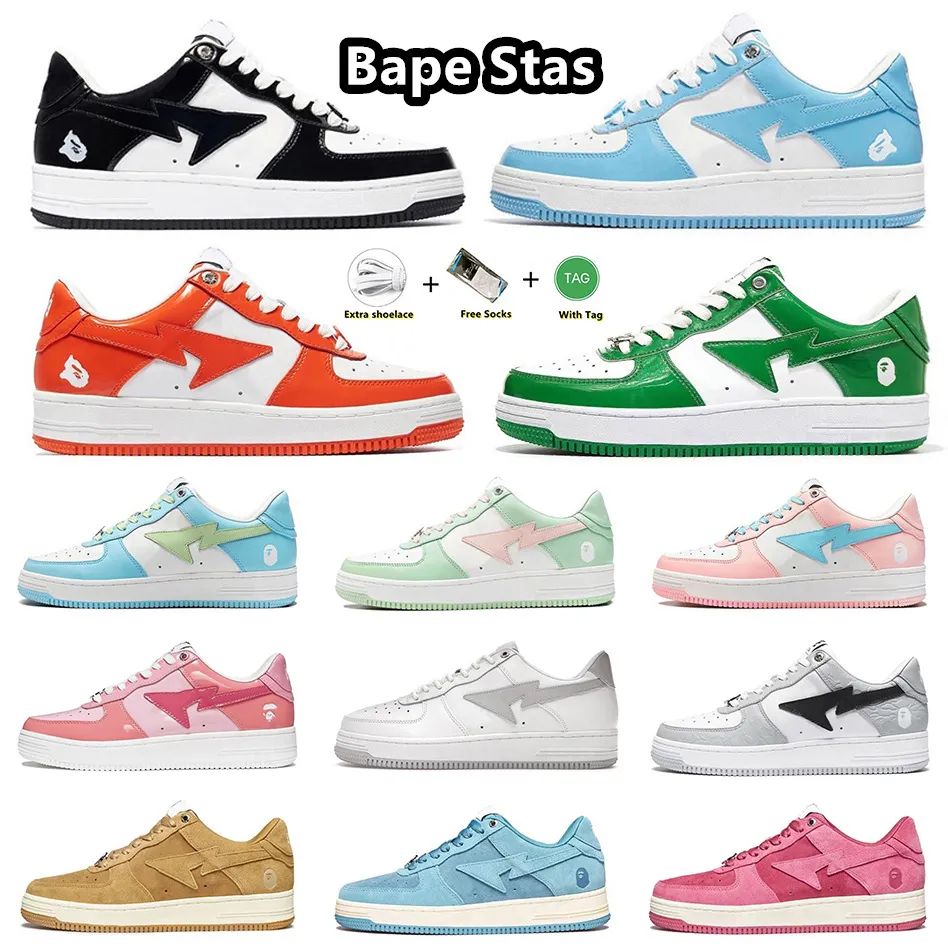 Bapestas Sk8 Sta Running Shoes Sk8 Baped Designer Bapesta Camo Black White Green Red Orange Camouflage Mens Womens Trainers Sports Sneakers
Bapestas Sk8 Sta Running Shoes Sk8 Baped Designer Bapesta Camo Black White Green Red Orange Camouflage Mens Womens Trainers Sports Sneakers