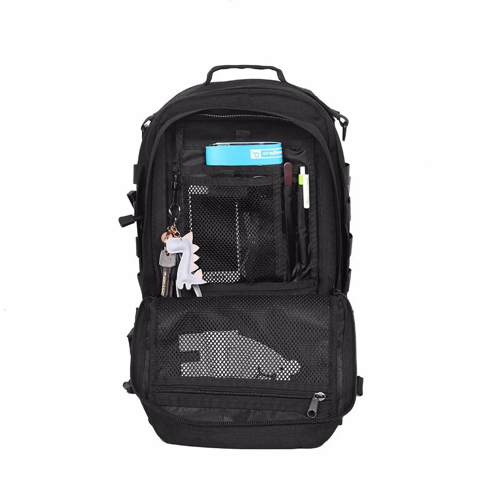Outdoor Bags Army Camouflage Backpack Attack Large 3P Outdoor Travel Shoulders Backpack Army Camo Tactical Cycling Camping Shoulder Bag 231116