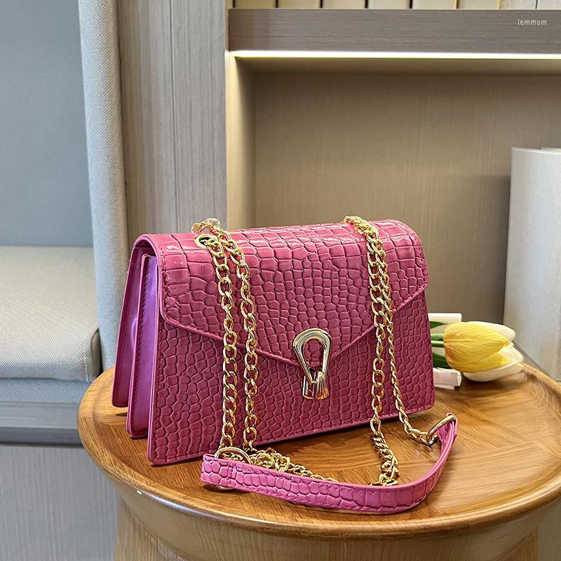 Evening Bags Women Luxury Designer Croco Handbag Crocodile Pattern Gold Chain Crossbody Purse Ladies Alligator Leather Shoulder Bag, Pink
Evening Bags Women Luxury Designer Croco Handbag Crocodile Pattern Gold Chain Crossbody Purse Ladies Alligator Leather Shoulder Bag, Pink