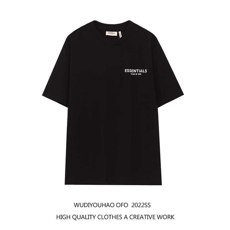 ESS Tees T-Shirts Luxury Designer fashion clothing FEARs OF GOD ESSEN Small Label Men's Women's FOG High Street Loose Couple Reflective Short Sleeve T-shirt, Black
ESS Tees T-Shirts Luxury Designer fashion clothing FEARs OF GOD ESSEN Small Label Men's Women's FOG High Street Loose Couple Reflective Short Sleeve T-shirt, Black