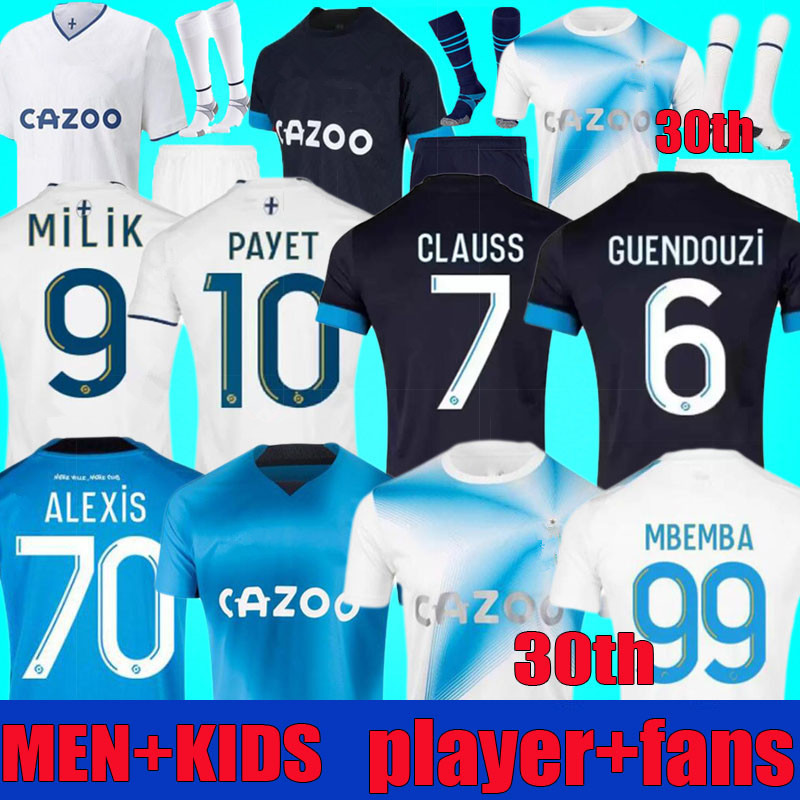 22 23 maillot ALEXIS soccer jerseys 30 Year Anniversary Special 2022 2023 MarseilleS FANS PLAYER GUENDOUZI PAYET CLAUSS football shirts men kids KIT VERETOUT OUNAHI, Player 22-23 away aldult
22 23 maillot ALEXIS soccer jerseys 30 Year Anniversary Special 2022 2023 MarseilleS FANS PLAYER GUENDOUZI PAYET CLAUSS football shirts men kids KIT VERETOUT OUNAHI, Player 22-23 away aldult