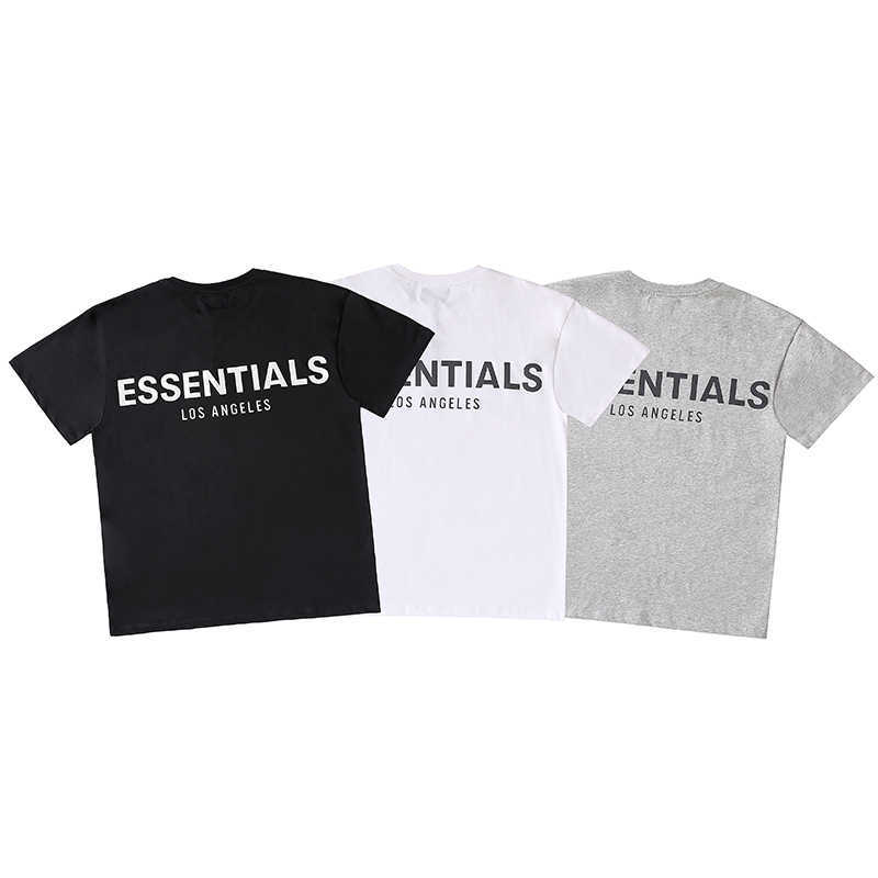 ESS Tees T-Shirts Luxury Designer fashion clothing Fog ESSEN La Los Angeles exclusive FEARs OF GOD 3M reflective T-shirt short sleeve, Black
ESS Tees T-Shirts Luxury Designer fashion clothing Fog ESSEN La Los Angeles exclusive FEARs OF GOD 3M reflective T-shirt short sleeve, Black