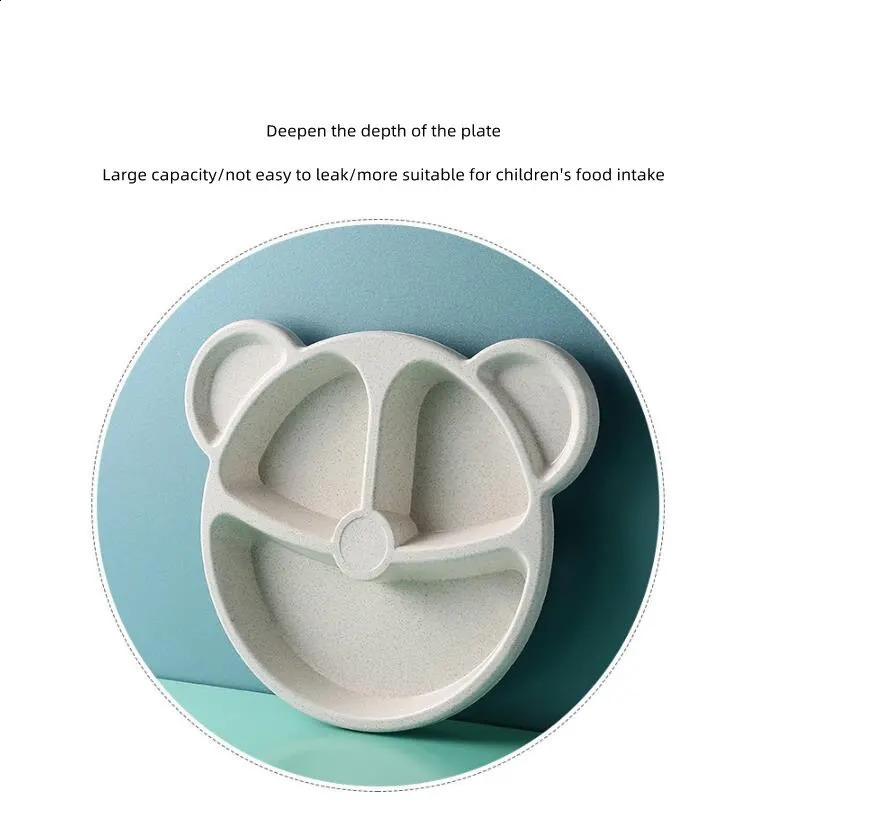 Cups Dishes Utensils 3PCS Toddler Baby Cute Bowl Kids Solid Color Suction Dinnerware Food Dish Sets Container 231116