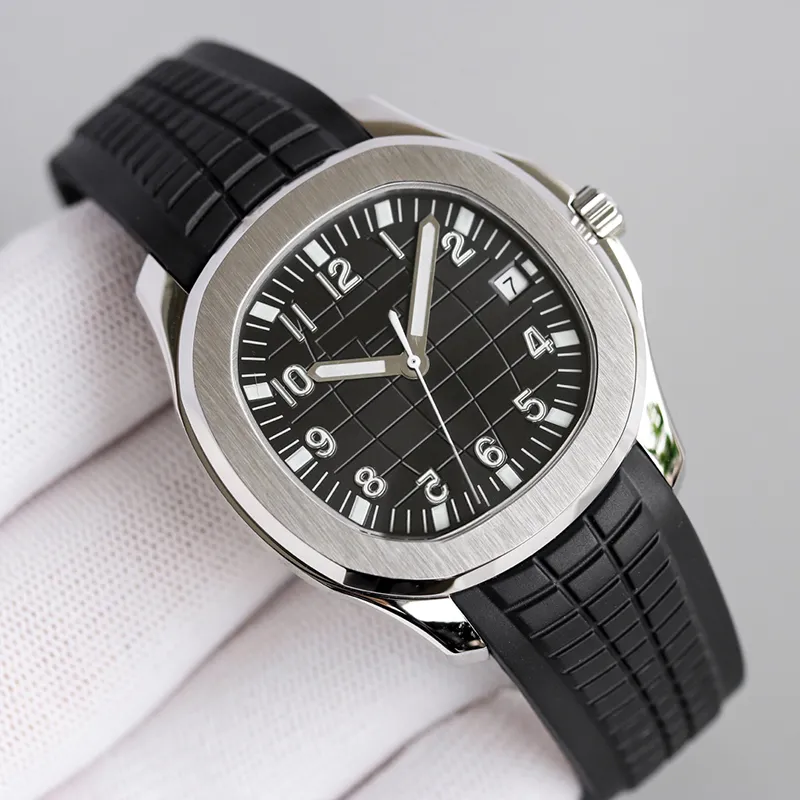 Super U1 40MM Mens Watch New Version Engraved Automatic Mechanical Movement Transparent Back Gold Stainless Steel Waterproof Man Wristwatches