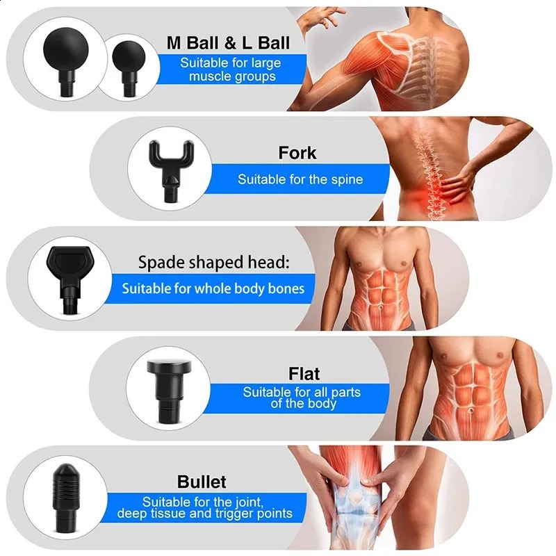 Full Body Massager Phoenix A2 Massage Gun Muscle Relaxation Deep Tissue Massager Dynamic Therapy Vibrator Shaping Pain Relief Back Foot Massager 23111