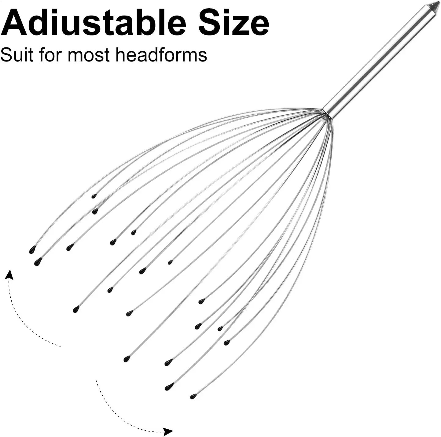 Head Massager Scalp Massagers octopus Head Massage Stainless steel 20 Claw Scratcher for Deep Relaxation hair growth Stimulation Stress Relief 231115