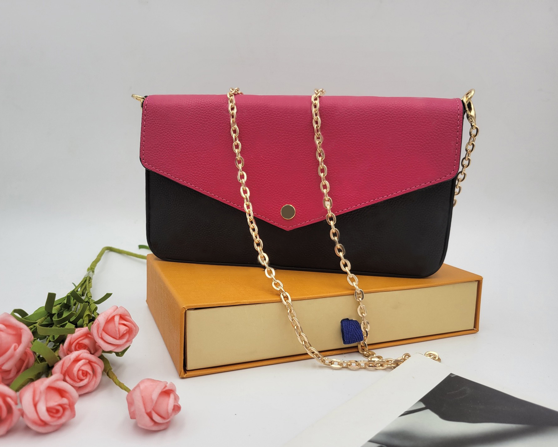 Fashion designer women shoulder bags luxury Pochette Felicie handbags leather flowers letter chains crossbody Spring ladies Empreinte purses with box Top-quality, 81359#monogrames
Fashion designer women shoulder bags luxury Pochette Felicie handbags leather flowers letter chains crossbody Spring ladies Empreinte purses with box Top-quality, 81359#monogrames