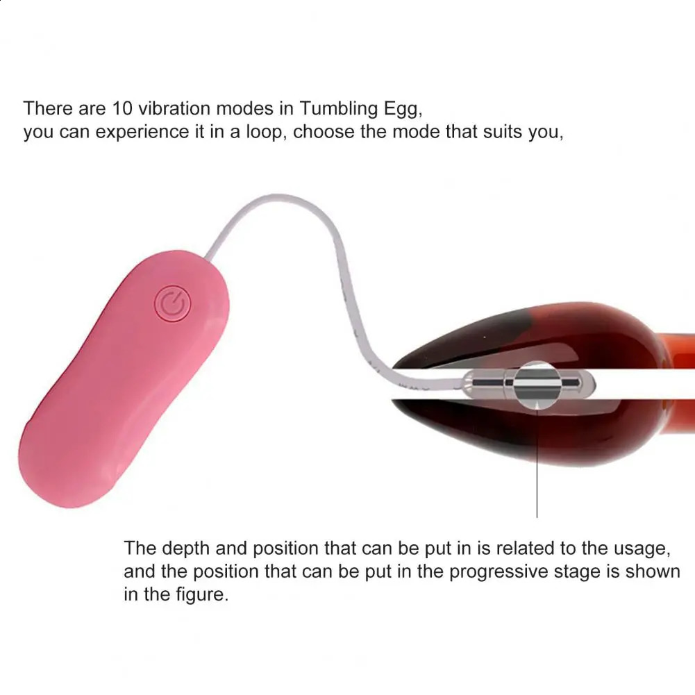 Adult Toys Mini Urethra Vibrator Pink Dilator Stainless Steel Waterproof Plug Urethra Probe Vibrating Egg 10 Frequency Masturbation Sex Toy 231030