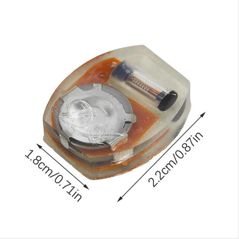 100Pcs Shoe Light Movement Electronics Lamp Accessories Vibrating Light Hole Shoes Lamp Parts DIY LED Glittering Decorations D2.0