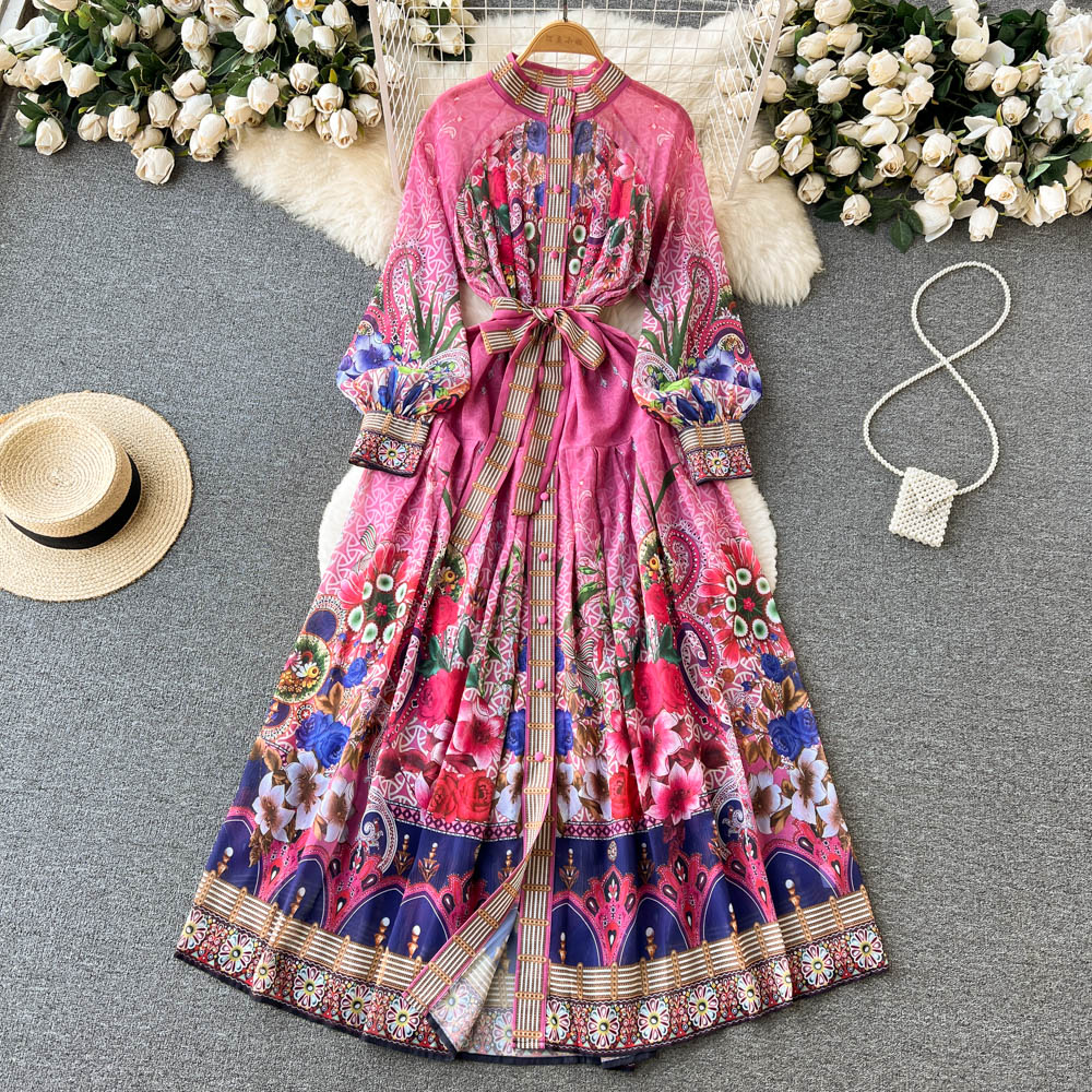 Casual Dresses Runway Spring Autumn Holiday Maxi Dress Women Clothing Stand Collar Long Lantern Sleeve Red Flower Print Belted Loose Vestidos 2023, Same as picture
Casual Dresses Runway Spring Autumn Holiday Maxi Dress Women Clothing Stand Collar Long Lantern Sleeve Red Flower Print Belted Loose Vestidos 2023, Same as picture