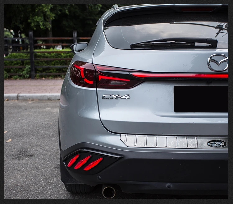 Car Styling Tail Lamp for Mazda CX-4 LED Tail Light 20 16-20 19 CX4 Rear Taillight Fog Brake Turn Signal LED Lights Bar