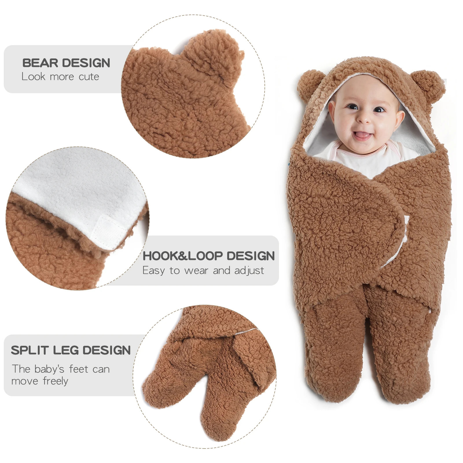 Sleeping Bags Soft born Baby Wrap Blankets Bag Envelope For Sleepsack Cotton Thicken for 0 6 Months 231115