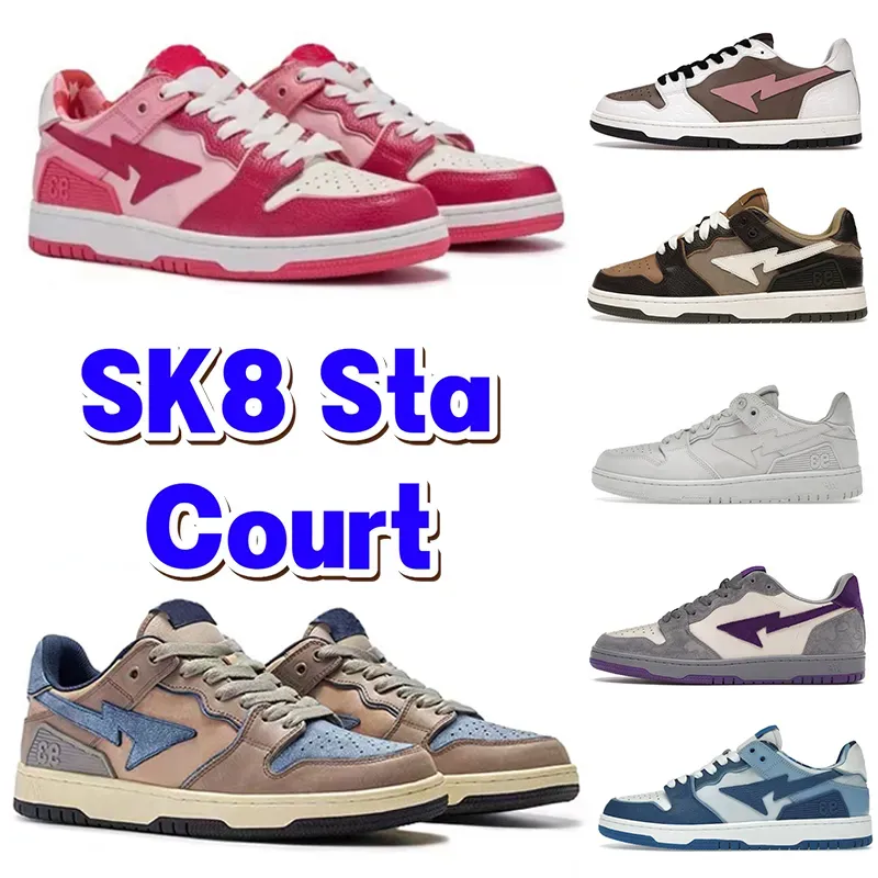 2023 Sk8 Sta Men Court Casual Shoes Bapesta Designer Nigo Brown Ivory Abc Camo Pink Blue Low Fashion Mens Sneaker Vintage Beige Indigo White
2023 Sk8 Sta Men Court Casual Shoes Bapesta Designer Nigo Brown Ivory Abc Camo Pink Blue Low Fashion Mens Sneaker Vintage Beige Indigo White
