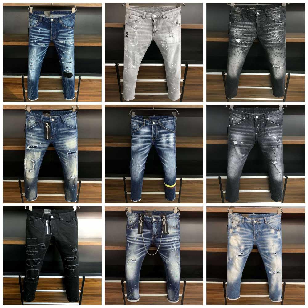 Men Denim Cool Guy Designer Jeans Embroidery Pants Fashion Holes Trouser Italy Size 44-54 D2 dMO, 9629
Men Denim Cool Guy Designer Jeans Embroidery Pants Fashion Holes Trouser Italy Size 44-54 D2 dMO, 9629