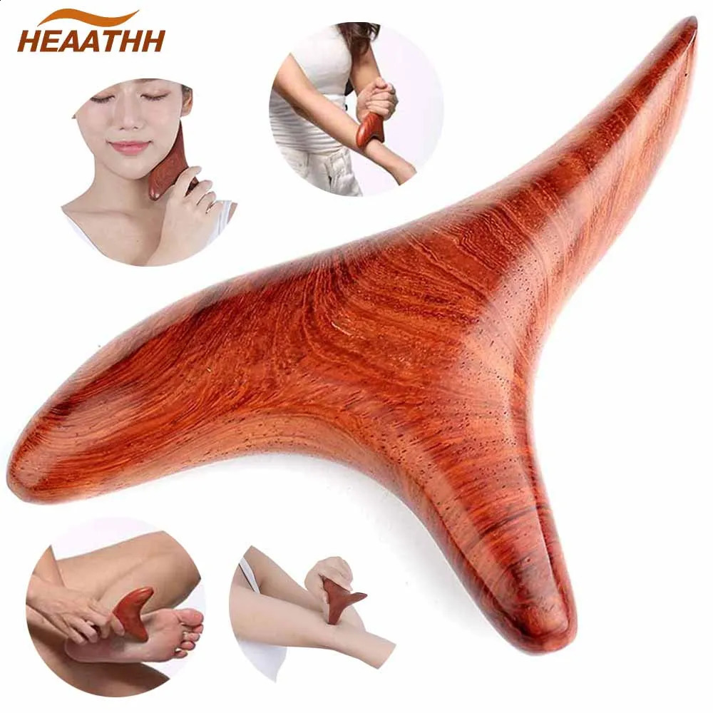 Full Body Massager Wood Trigger Point Massage Gua Sha Tools Professional Lymphatic Drainage Tools Wood Therapy Massage Tools for Back Leg Hand Face 23