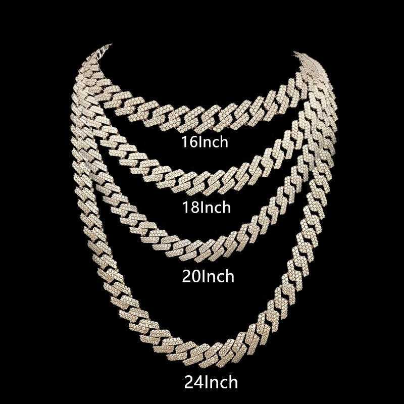 Hip Hop Iced Out Sterling Silver 925 Lab Diamonds Miami Cuban Necklace Moissanite Cuban Link
Hip Hop Iced Out Sterling Silver 925 Lab Diamonds Miami Cuban Necklace Moissanite Cuban Link