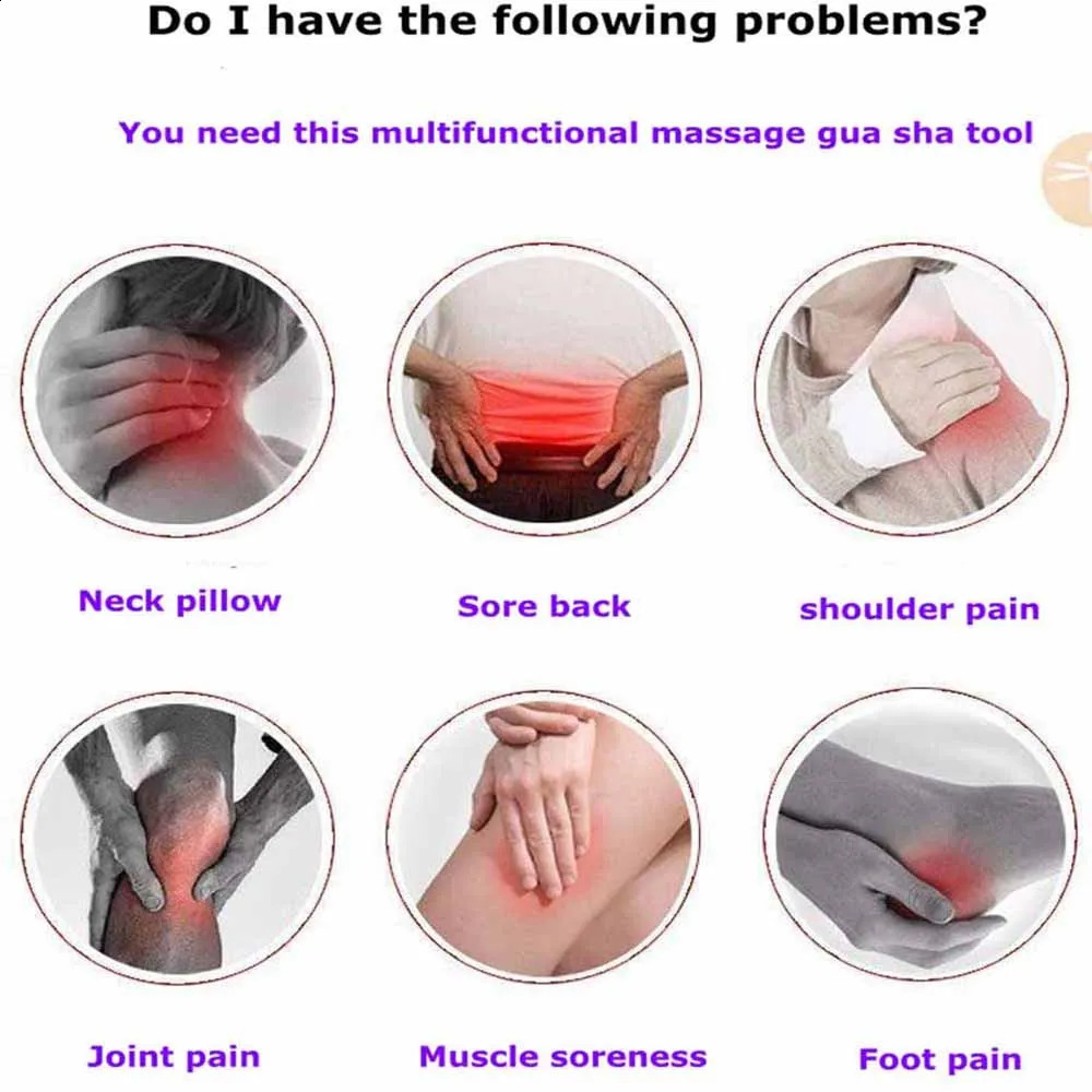 Full Body Massager Wood Trigger Point Massage Gua Sha Tools Professional Lymphatic Drainage Tools Wood Therapy Massage Tools for Back Leg Hand Face 23
