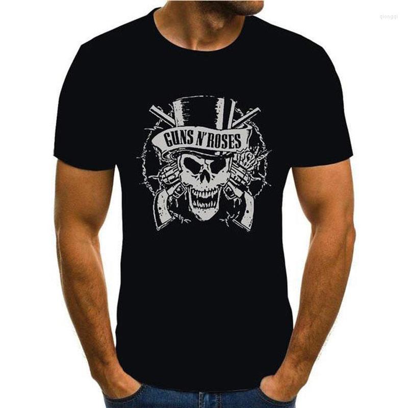 Men's T Shirts Summer Fashion Punk Rose Skull Gun 3D Printed Men's And Women's Heavy Metal Personality Cool O-Neck Short Sleeve, D266 
Men's T Shirts Summer Fashion Punk Rose Skull Gun 3D Printed Men's And Women's Heavy Metal Personality Cool O-Neck Short Sleeve, D266