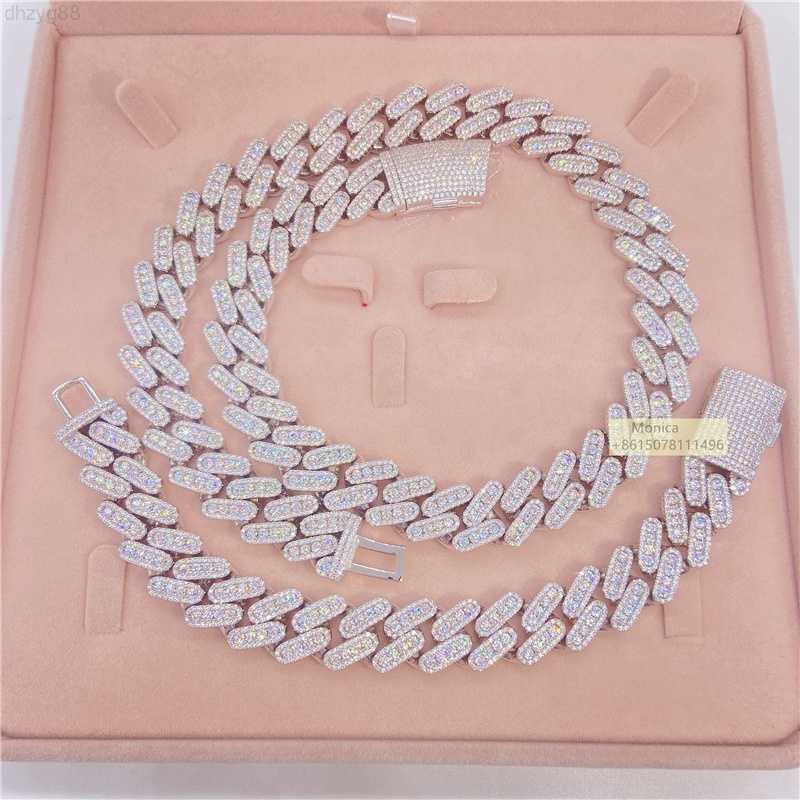 New Style Trendy Pass Diamond Tester 15mm Luxury Shining Bling Jewelry Iced Out Vvs1 Moissanite Cuban Link Chain Necklace
New Style Trendy Pass Diamond Tester 15mm Luxury Shining Bling Jewelry Iced Out Vvs1 Moissanite Cuban Link Chain Necklace