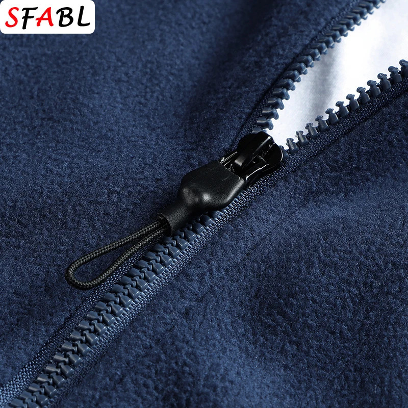 Men's Jackets SFABL Fashion Patchwork Fleece Jacket Coat Men Winter Parkas Thick Warm Overcoat Autumn Male Outerwear 4XL 231115
