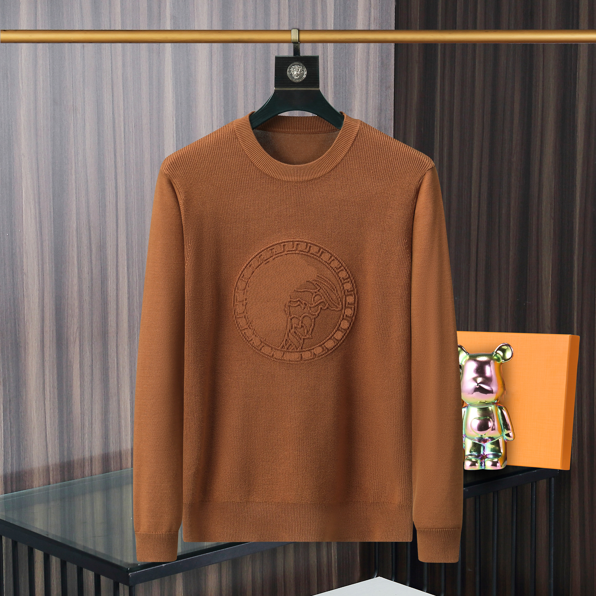 Sweater hoodie men's designer full letter high quality technology wool sweater printing Orton knitted round neck men's and women's letter sportswear more styles.M-3XL
