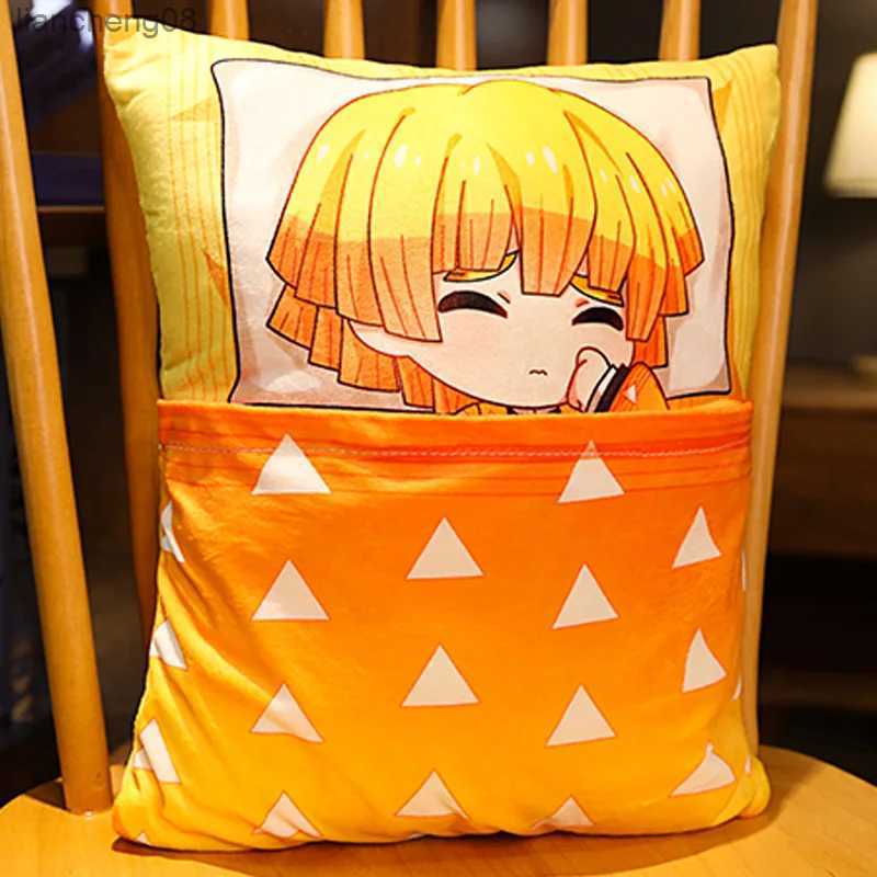 Cushion/Decorative 36x27CM Demon Slayer Plush Stuffed Anime Devil's Blade Manga Doll Cushion Nezuko Plush Girl Gifts L260526 - view 5
