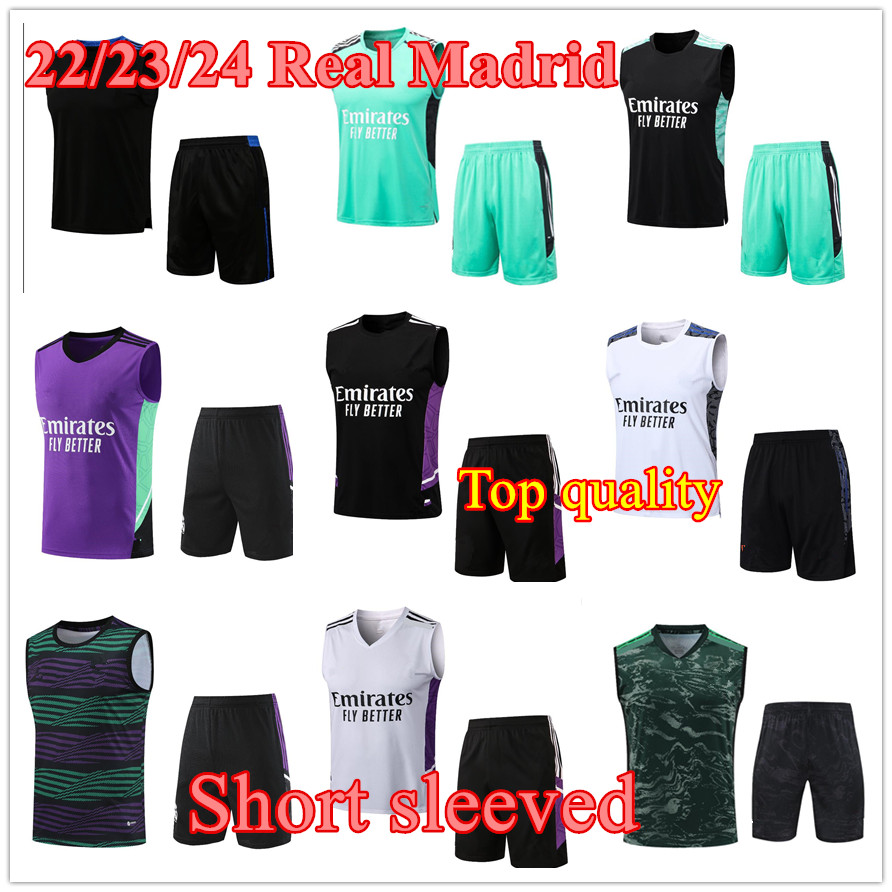 2024 Real MadridS Tracksuits Men's short sleeved vest soccer jersey football shirt 22/23/24 MadridS chandal futbol Training suit survetement Sweatshirt Top quality
2024 Real MadridS Tracksuits Men's short sleeved vest soccer jersey football shirt 22/23/24 MadridS chandal futbol Training suit survetement Sweatshirt Top quality
