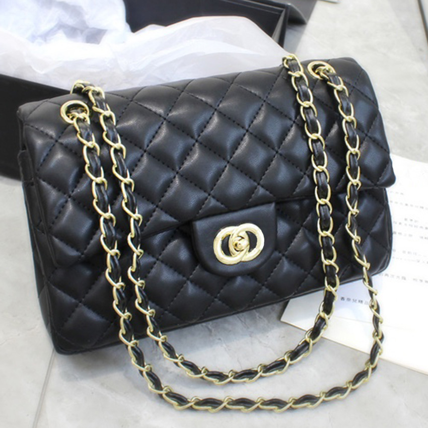 Designer Shoulder Bag Crossbody Chain Wallet tote Lambskin golden Handbags Metal Fashion Women bag Clutch pochette