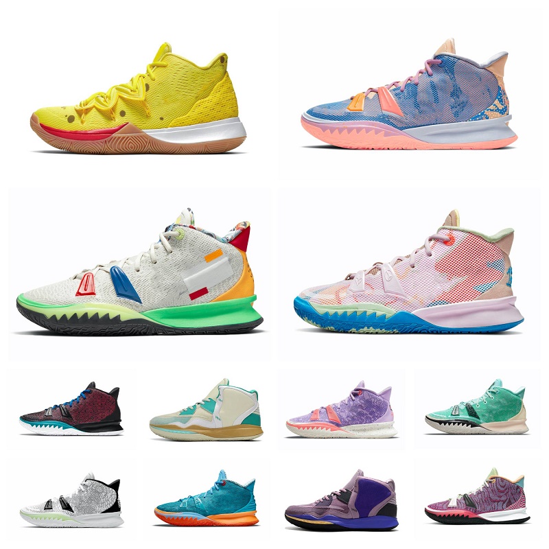 Retro Kyrie 5 7 Basketball Shoes Kyries 8 Infinity Regal Purple Gold One World 1 People Chip Light Bone Sponge Sandy Creator Expressions Daybreak Squidward Sneakers, Shoes lace
Retro Kyrie 5 7 Basketball Shoes Kyries 8 Infinity Regal Purple Gold One World 1 People Chip Light Bone Sponge Sandy Creator Expressions Daybreak Squidward Sneakers, Shoes lace