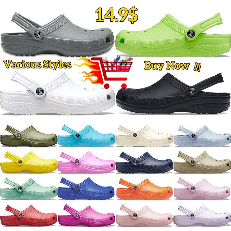 Classic croc Clog Buckle designer slides Sandals slippers mens womens triple white black khaki rose pink Waterproof Shoes Nursing Hospital outdoor
Classic croc Clog Buckle designer slides Sandals slippers mens womens triple white black khaki rose pink Waterproof Shoes Nursing Hospital outdoor