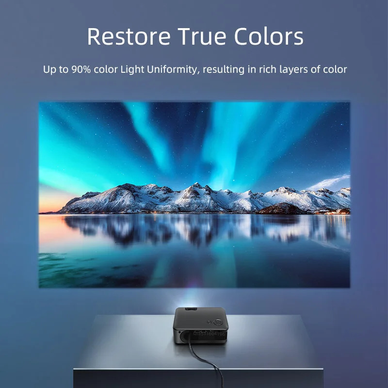 Other Electronics AUN Portable Projector Mini A30 Upgrade Home Theater 4K Video Play Via HD Port Smart Tv Screens Cinema Beam Laser 3D 231117