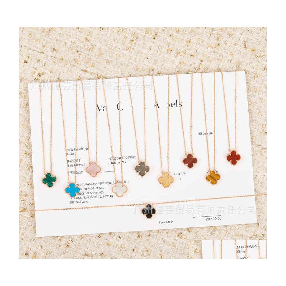 Pendant Necklaces Fanjia Red Black Agate Clover Necklace Female White Copper 925 Sier Lucky Fritillaria Temperament Clavicle Chain D Otlm2
Pendant Necklaces Fanjia Red Black Agate Clover Necklace Female White Copper 925 Sier Lucky Fritillaria Temperament Clavicle Chain D Otlm2