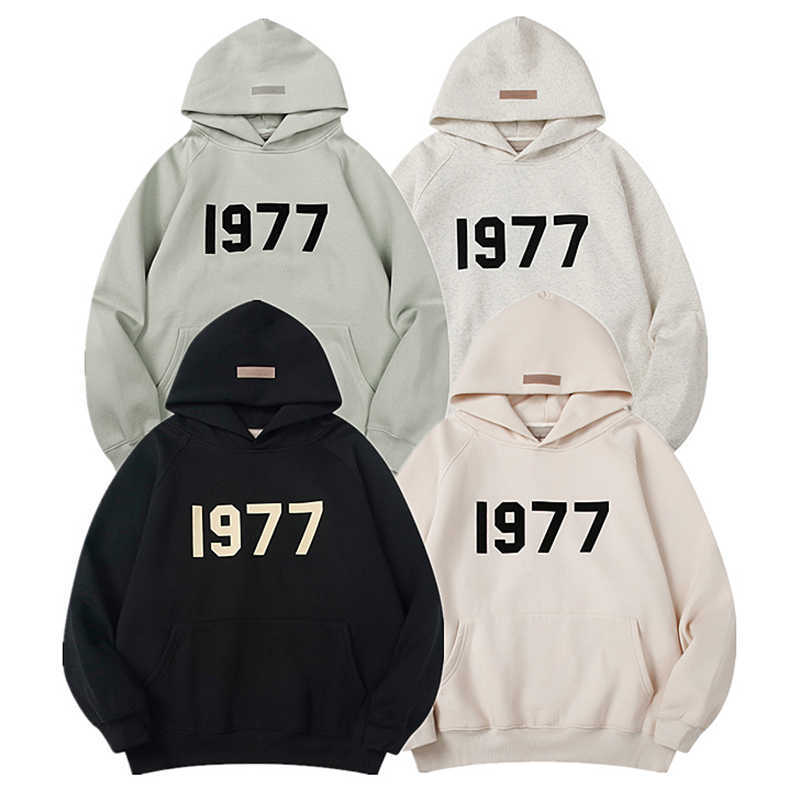 Ess Hoodie Sweatshirts Designer Clothing Fears of God Essen 1977 Flocked Sweater Hooded Men' Women' Loose Plush Pure Cotton High Street Fog Hoodies Ins Top, Shipping fee
Ess Hoodie Sweatshirts Designer Clothing Fears of God Essen 1977 Flocked Sweater Hooded Men' Women' Loose Plush Pure Cotton High Street Fog Hoodies Ins Top, Shipping fee