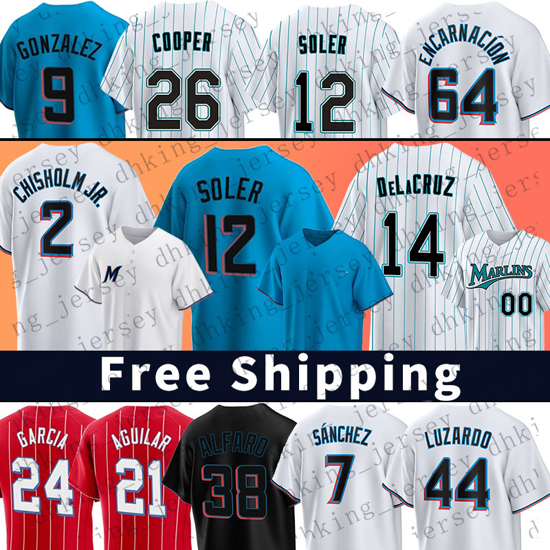 2 Jazzs Chisholm Jr. Marlins Baseball Jerseys Bryan De La Cruz Jorge Soler Luis Arraez Garrett Cooper Jon Berti Jesus Luzardo Avisail Garcia erar Encarnacion, Men(ma l y )
2 Jazzs Chisholm Jr. Marlins Baseball Jerseys Bryan De La Cruz Jorge Soler Luis Arraez Garrett Cooper Jon Berti Jesus Luzardo Avisail Garcia erar Encarnacion, Men(ma l y )