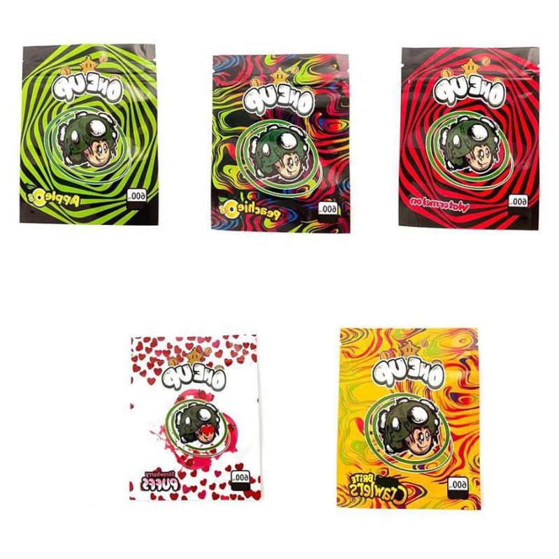 Packaging bag 600mg oneup Bags one up resealable Zipper Retail Package Xfbgq