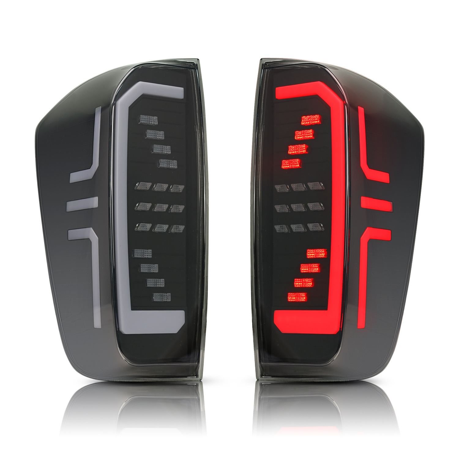 Car Styling Rear Lights For Nissan navara 20 15-20 20 LED Brake Taillight Running Light Dynamic Turn Signal Taillights