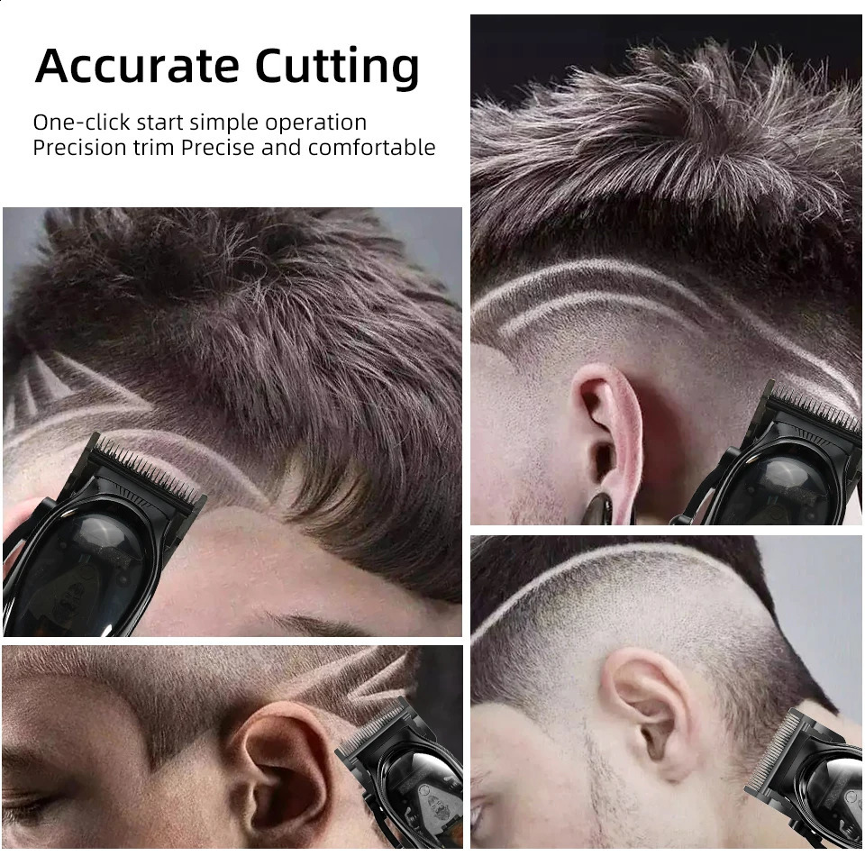 Hair Trimmer Cordless Professional Hair Clipper For Men Electric Adjustable Hair Trimmer Barber Hair Cutting Machine 10000RPM Rechargeable 231116