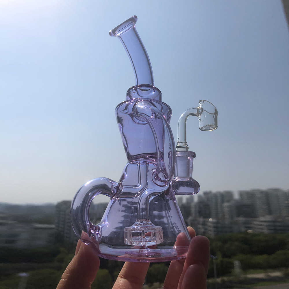 Bong purple green recycler oil dab rig water pipe hourglass glass pipes with 14mm banger for smoking accessories hookahs
Bong purple green recycler oil dab rig water pipe hourglass glass pipes with 14mm banger for smoking accessories hookahs