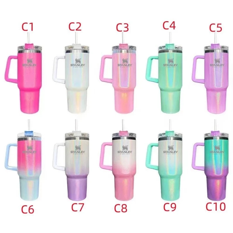 1 pcs Stanley 40oz glitter tumblers Cups with Logo Handle and Straws Reusable Insulated Car Mugs Stainless Steel Sublimation Tumbler big capacity Water Bottles 0416
1 pcs Stanley 40oz glitter tumblers Cups with Logo Handle and Straws Reusable Insulated Car Mugs Stainless Steel Sublimation Tumbler big capacity Water Bottles 0416
