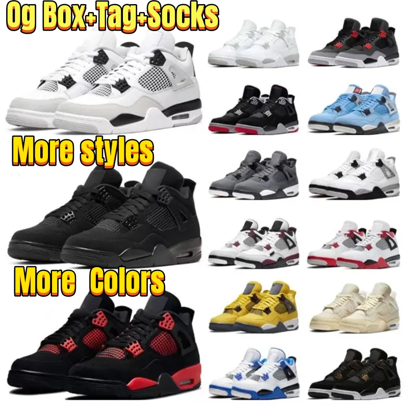 Jumpman 4 4s Basketball Shoes University Blue Tech Sail White Cement Pure Money Red Thunder Pony Hair Guava ice Cactus Jack Sneakers Women Trainers US 5.5-13 With Box, 22
Jumpman 4 4s Basketball Shoes University Blue Tech Sail White Cement Pure Money Red Thunder Pony Hair Guava ice Cactus Jack Sneakers Women Trainers US 5.5-13 With Box, 22