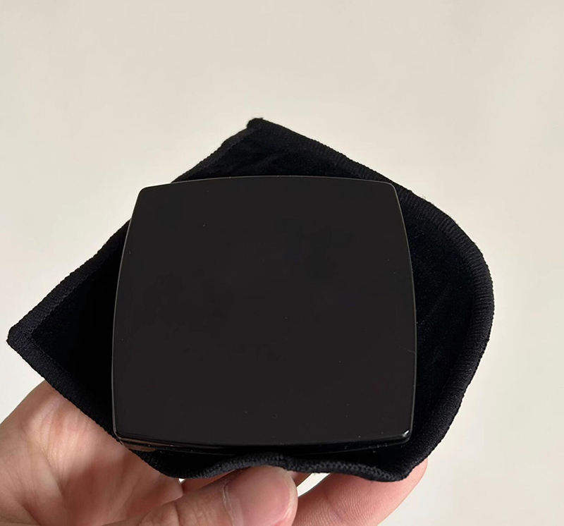 Acrylic Folding Cosmetic Mirror Double Facettes Mirror with Velvet Dust Bag Girls Portable Makeup Mirror as Festival gifts