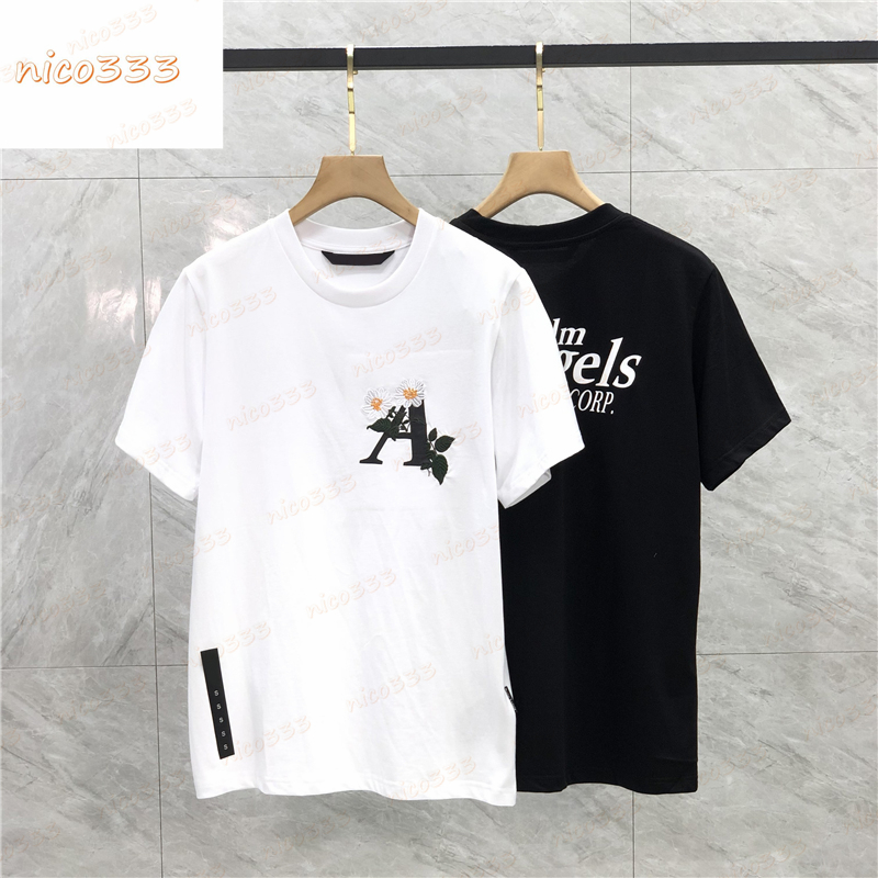 23ss New t shirt daisy floral embroidered letters printed cotton loose round neck versatile street men women short sleeve, #02
23ss New t shirt daisy floral embroidered letters printed cotton loose round neck versatile street men women short sleeve, #02