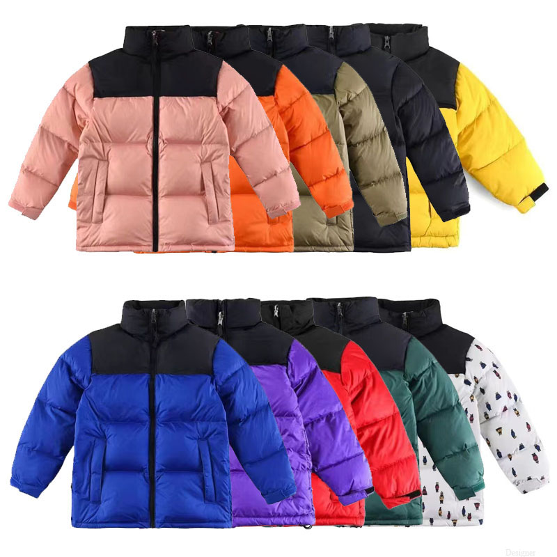 22SS Kids Winter Down Coat Norrth puffer Jackets womens Fashion Face Jacket Couples Outdoor Warm Feather Outfit Outwear Multicolor coats 2025