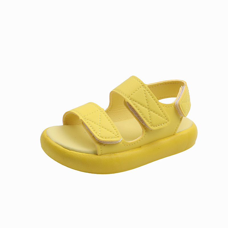 Sandals Baby Sandals for Girl Children's Clogs Summer Korean Candy Color Girls' Shoes Soft Sole Boys Beach Toddler born Footwears 230417