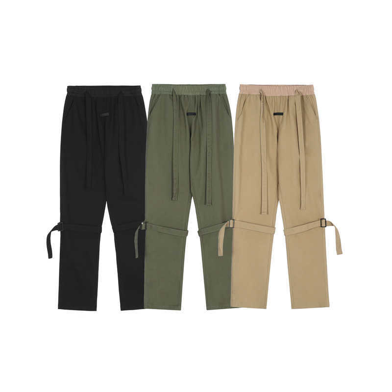 ESS Pant Luxury Mens Designer Fog FEARs OF GOD 7th washed high street tied straight tube ribbon overalls for Mens Womens casual pants, Army green
ESS Pant Luxury Mens Designer Fog FEARs OF GOD 7th washed high street tied straight tube ribbon overalls for Mens Womens casual pants, Army green
