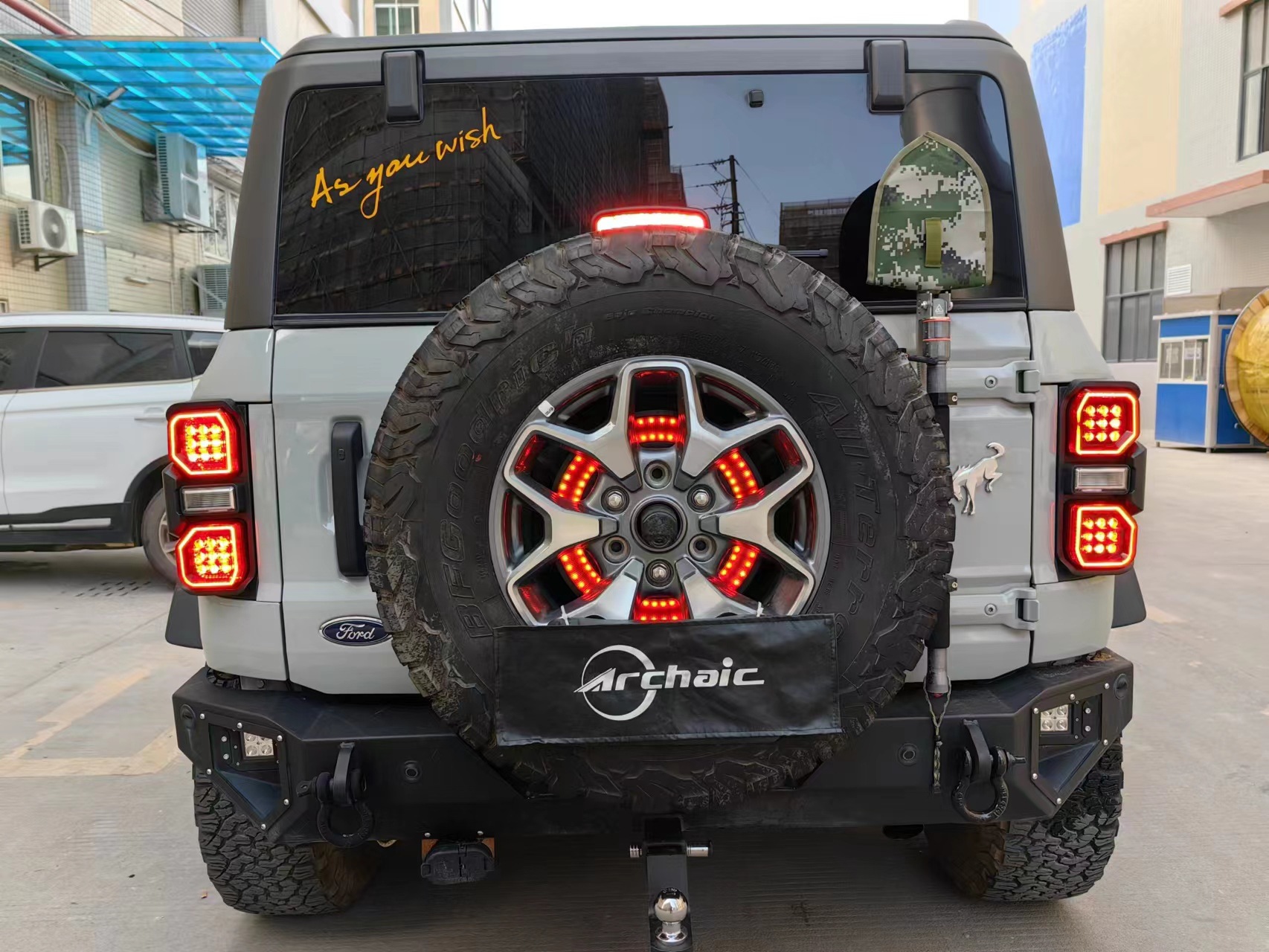 Car Ligts for Ford Bronco 2021-2023 Raptor F150 LED Taillight Assembly Off-road Modified Streamer Turn Signal Taillights