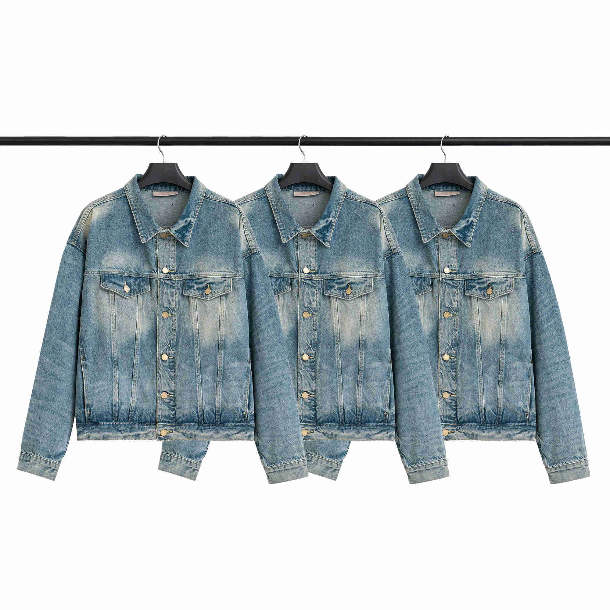 ESS Mens Jacket Luxury Designer FEARs OF GOD FOG DOUBLE LINE ESSEN Season 7 High Street Washed Old Short Denim Jackets, Shipping fee
ESS Mens Jacket Luxury Designer FEARs OF GOD FOG DOUBLE LINE ESSEN Season 7 High Street Washed Old Short Denim Jackets, Shipping fee