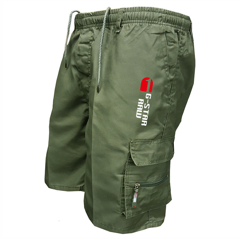 Men's Pants 2023 new logo printed youth men's casual cargo pants shorts loose summer outdoor sports pants 220629