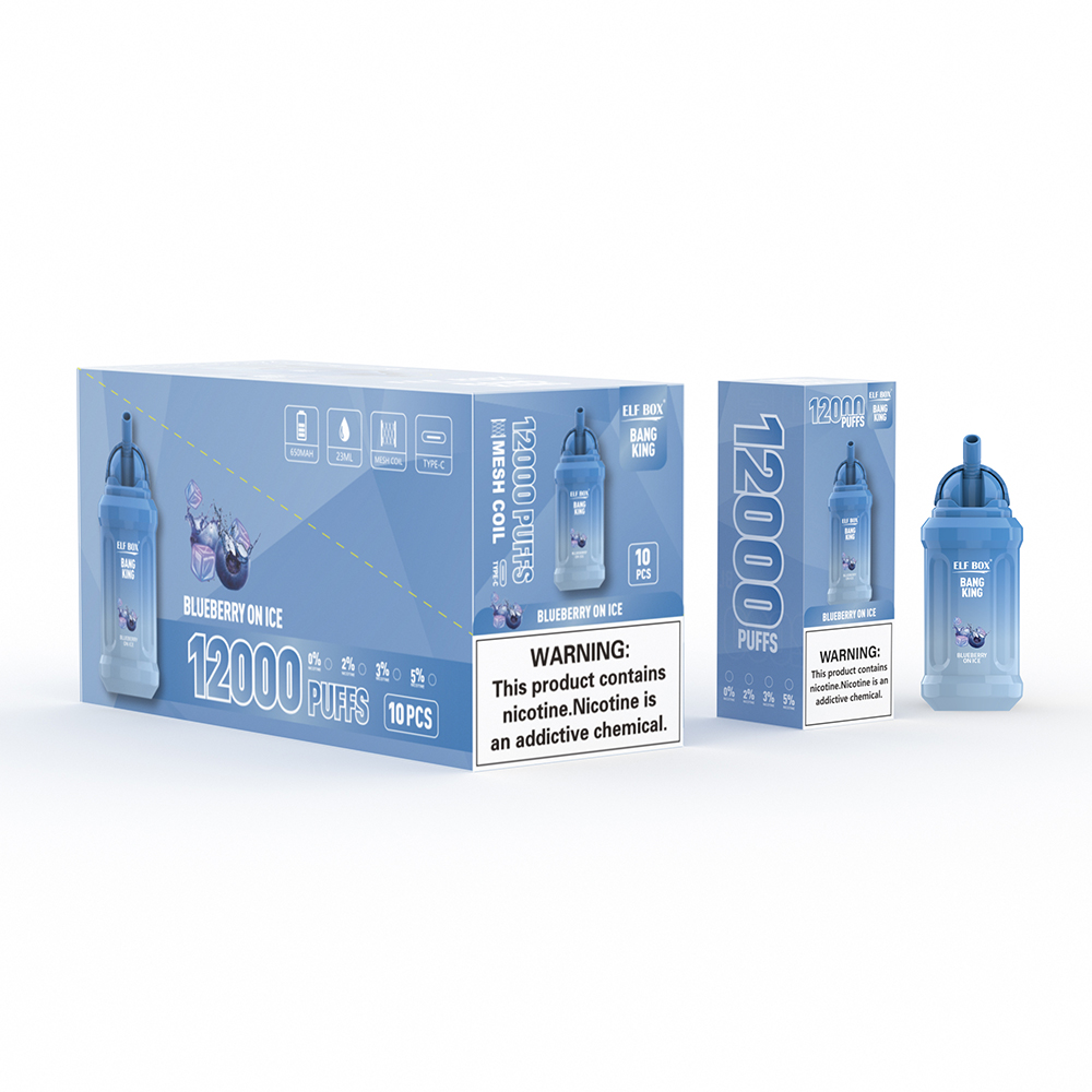 Bang King 12000 Puff 12k Disposable Vapes Pen E Cigarette 0% 2% 3% 5% Vaporizer Recharge Mesh Coil Vape Pen ship one day 12000puffs vs utco tornado 12k 9k 9000 7000 7k
