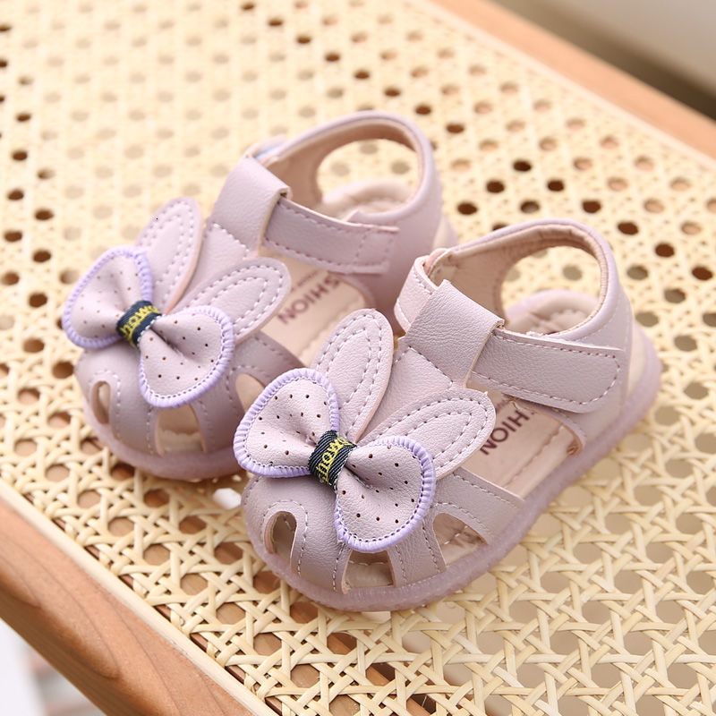 Sandals Cute Summer Boys Orthopedic Sandals Pu Leather Toddler Kids Shoes for Girl Closed Toe Baby Flat Shoes Size 20-30 230417